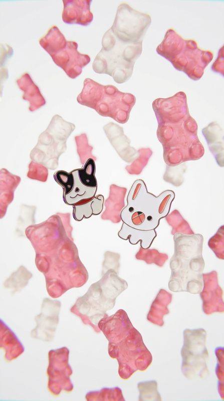 Set de Pins Metálicos x 2 - Dogs - Galería 2