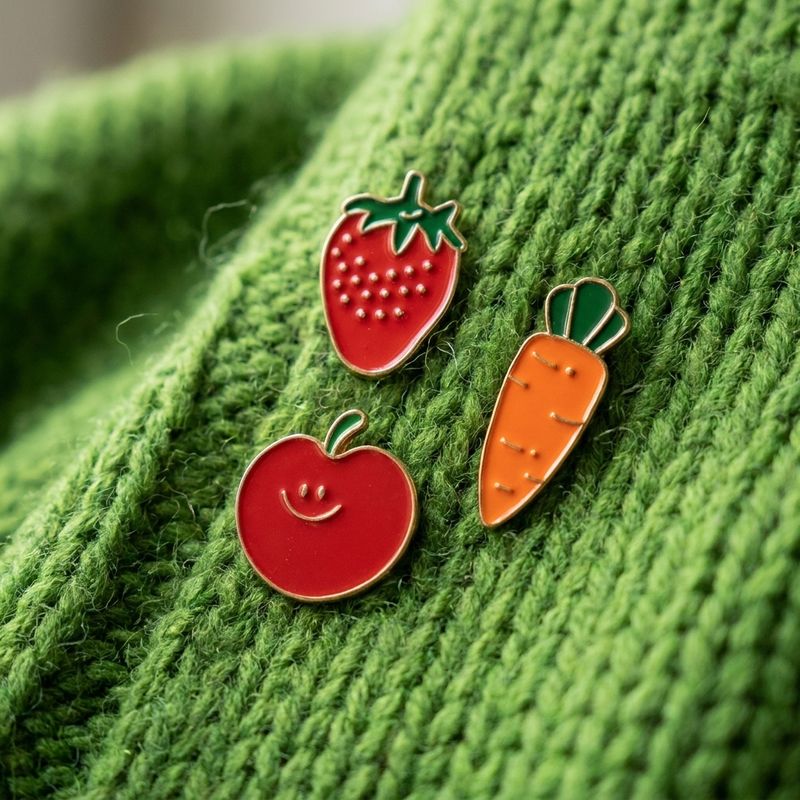 Set de Pins Metálicos x 6 - Veggi - Galería 2