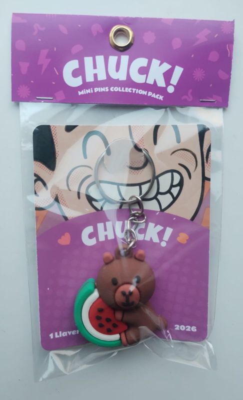 [LLAV-CHUCK-01] Llavero Metálico Colección Chuck