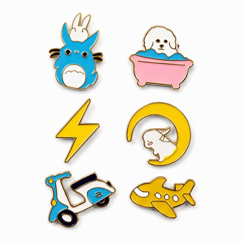 [PIN6-7480-AEROPLANE] Set de Pins Metálicos x 6 - Aeroplane (Pub. 7480)