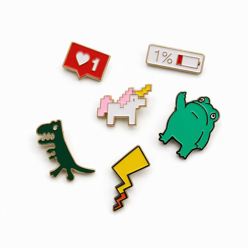 [PIN6-FROG-LIFE-GAMER] Set de Pins Metálicos x 6 - Frog & Life (gamer)